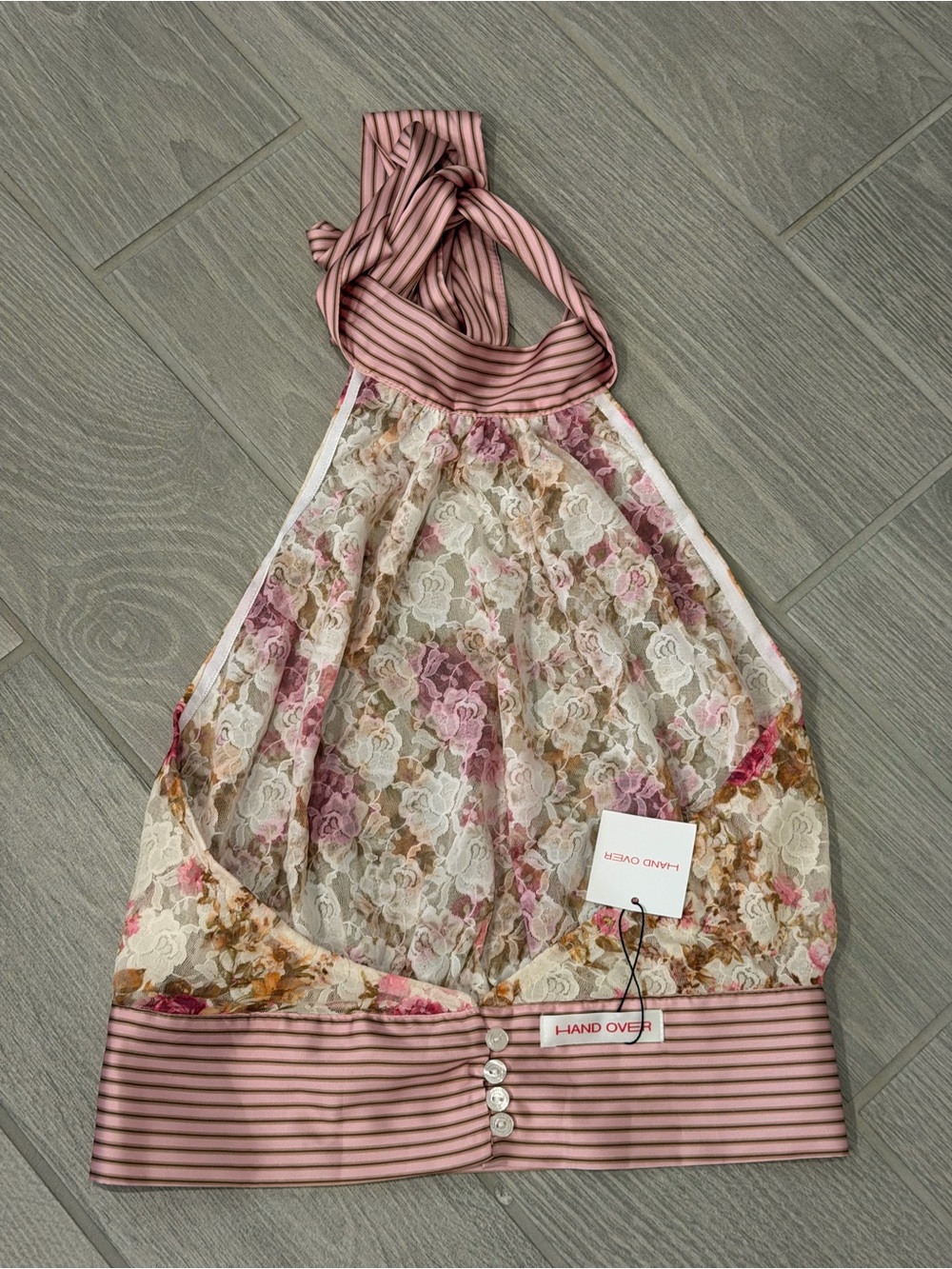 HAND OVER Raffa Halter Top Size Small NWT - Picture 6 of 8